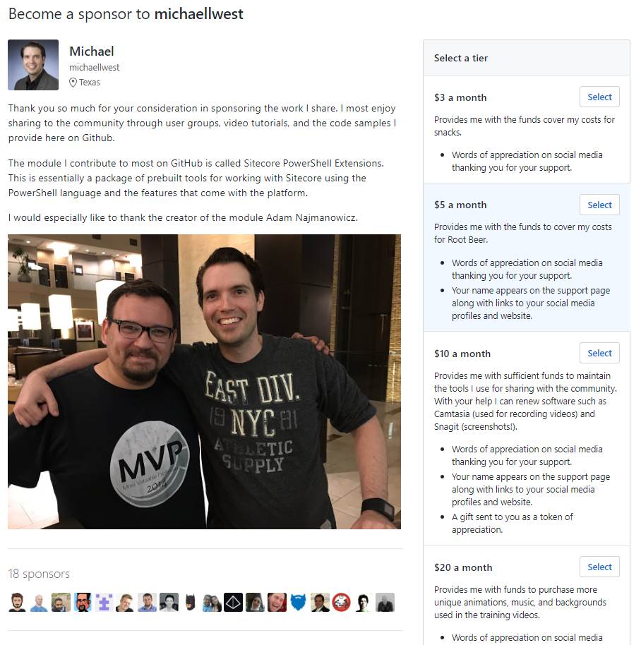 Photo of Michael and Adam